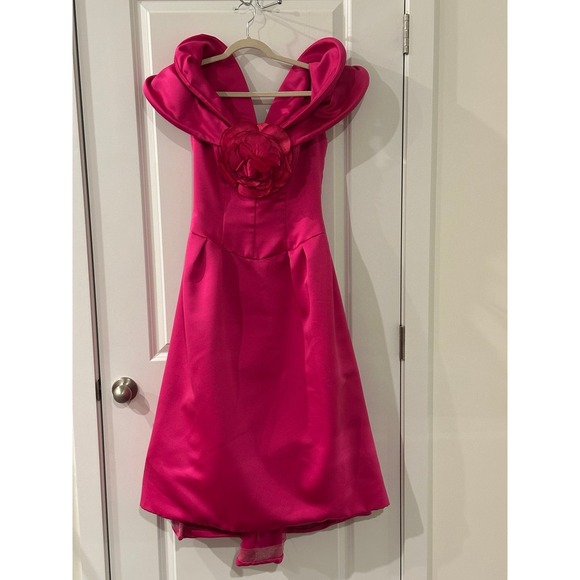 Victor Costa Dresses & Skirts - Vintage Victor Costa Gown Pink Formal Prom Bridal Cocktail Dress